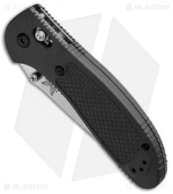 Benchmade Griptilian AXIS Lock Knife (3.45" Satin Serr) 551S-S30V -Knives Benchmade Store Benchmade Griptilian AXIS Lock Black Satin Serr 551S S30V BHQ 3332 jr spine