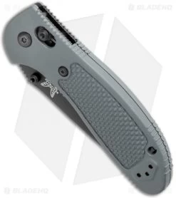 Benchmade Griptilian AXIS Lock Knife Gray (3.45" Black Serr) 551SBKGRY-S30V -Knives Benchmade Store Benchmade Griptilian AXIS Lock Gray G 10 Black Serr 551SBKGRY S30V BHQ 123894 jr spine