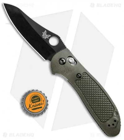 Benchmade Griptilian AXIS Lock Knife OD Green (3.45" Black) 550BKOD-S30V 6 Benchmade Griptilian AXIS Lock Knife OD Green (3.45" Black) 550BKOD-S30V - Image 4