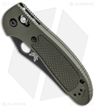 Benchmade Griptilian AXIS Lock Knife OD Green (3.45" Black) 550BKOD-S30V 4 Benchmade Griptilian AXIS Lock Knife OD Green (3.45" Black) 550BKOD-S30V - Image 2