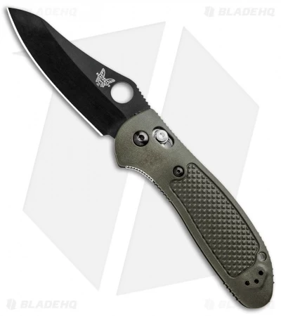 Benchmade Griptilian AXIS Lock Knife OD Green (3.45" Black) 550BKOD-S30V 3 Benchmade Griptilian AXIS Lock Knife OD Green (3.45" Black) 550BKOD-S30V