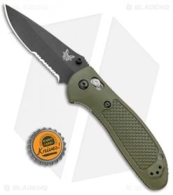 Benchmade Griptilian AXIS Lock Knife Olive Drab (3.45" Black Serr) 551SBKOD-S30V -Knives Benchmade Store Benchmade Griptilian AXIS Lock Olive Drab Black Serr 551SBKOD S30V BHQ 3335 jr bottlecap