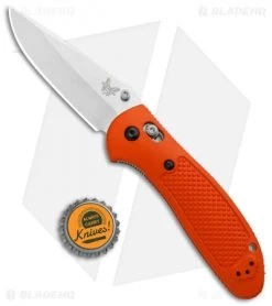 Benchmade Griptilian AXIS Lock Knife Orange (3.45" Satin) 551-ORG-154CM -Knives Benchmade Store Benchmade Griptilian AXIS Lock Orange Satin 551 ORG S30V BHQ 3561 jr bottlecap 1