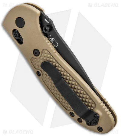 Benchmade Griptilian AXIS Lock Knife Sand (3.45" Black Serr) 551SBKSN-S30V 5 Benchmade Griptilian AXIS Lock Knife Sand (3.45" Black Serr) 551SBKSN-S30V - Image 3