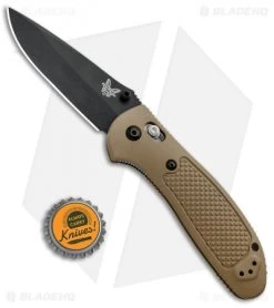 Benchmade Griptilian AXIS Lock Knife Sand (3.45" Black) 551BKSN-S30V -Knives Benchmade Store Benchmade Griptilian AXIS Sand Black 551BKSN S30V BHQ 6224 jr bottlecap