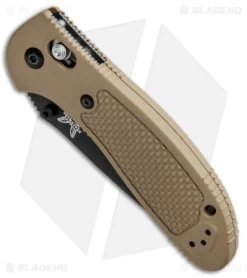 Benchmade Griptilian AXIS Lock Knife Sand (3.45" Black) 551BKSN-S30V -Knives Benchmade Store Benchmade Griptilian AXIS Sand Black 551BKSN S30V BHQ 6224 jr spine