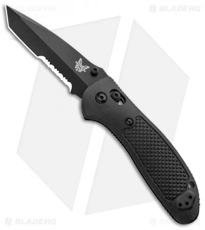 Benchmade Griptilian Tanto AXIS Lock Knife Black (3.45" Black Serr) 553SBK-S30V 3 Benchmade Griptilian Tanto AXIS Lock Knife Black (3.45" Black Serr) 553SBK-S30V