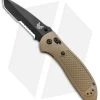 Benchmade Griptilian Tanto AXIS Lock Knife Sand (3.45" Black Serr) 553SBKSN-S30V -Knives Benchmade Store Benchmade Griptilian Tanto AXIS Lock Sand Black Serr 553SBKSN S30V BHQ 0673 jr