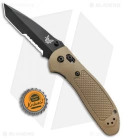 Benchmade Griptilian Tanto AXIS Lock Knife Sand (3.45" Black Serr) 553SBKSN-S30V -Knives Benchmade Store Benchmade Griptilian Tanto AXIS Lock Sand Black Serr 553SBKSN S30V BHQ 0673 jr bottlecap