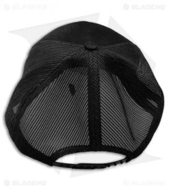 Benchmade Knives Snap Back Mesh 7 Panel Hat W/ Embroidered Logo - Black 7 Benchmade Knives Snap Back Mesh 7 Panel Hat W/ Embroidered Logo - Black -Knives Benchmade Store Benchmade Knives Snap Back Mesh 7 Panel Hat Leather Logo Black BHQ 123100 jr back