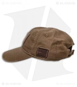 Benchmade Knives Tactical Coyote Brown Hat W/ Velcro Patch -Knives Benchmade Store Benchmade Knives Tactical Coyote Brown Hat Velcro Patch BHQ 123102 jr side