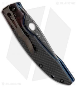 Benchmade Mini-AFCK Gold Class Knife 812-101 (3.19" Damascus) #03 8 Benchmade Mini-AFCK Gold Class Knife 812-101 (3.19" Damascus) #03 -Knives Benchmade Store Benchmade Mini AFCK Gold class 812 101 Damascus 3 BHQ 8291 jr side