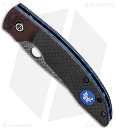 Benchmade Mini-AFCK Gold Class Knife 812-101 (3.19" Damascus) #03 4 Benchmade Mini-AFCK Gold Class Knife 812-101 (3.19" Damascus) #03 - Image 2