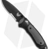 Benchmade 595SBK Mini Boost AXIS-Assist Knife Black/Gray (3.11" Black Serr) -Knives Benchmade Store Benchmade Mini Boost AXIS Assist Black Gray Black Serr 595SBK BHQ 78761 jr