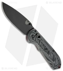 Benchmade Mini Freek 565BK-02 AXIS Lock Folding Knife G-10 Black/Gray (3" Black)