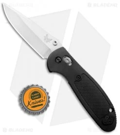 Benchmade Mini Griptilian AXIS Lock Knife Black (2.91" Satin) 556-S30V -Knives Benchmade Store Benchmade Mini Griptilian AXIS Lock Black Satin 556 S30V BHQ 1721 jr bottlecap