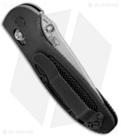 Benchmade Mini Griptilian AXIS Lock Knife Black (2.91" Satin) 556-S30V -Knives Benchmade Store Benchmade Mini Griptilian AXIS Lock Black Satin 556 S30V BHQ 1721 jr side
