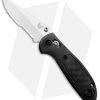 Benchmade Mini Griptilian AXIS Lock Knife Black (2.91" Satin Serr) 556S-S30V -Knives Benchmade Store Benchmade Mini Griptilian AXIS Lock Black Satin Serr 556S S30V BHQ 1416 jr