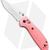 Benchmade Mini Griptilian AXIS Lock Knife Pink (2.91" Satin Serr) 556S-PNK-S30V 1 Benchmade Mini Griptilian AXIS Lock Knife Pink (2.91" Satin Serr) 556S-PNK-S30V -Knives Benchmade Store Benchmade Mini Griptilian AXIS Lock Pink Satin Serr 556S PNK S30V BHQ 3909 jr