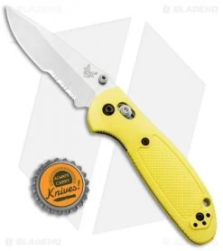 Benchmade Mini Griptilian AXIS Lock Knife Yellow (2.91" Satin Serr) S30V 9 Benchmade Mini Griptilian AXIS Lock Knife Yellow (2.91" Satin Serr) S30V -Knives Benchmade Store Benchmade Mini Griptilian AXIS Lock Yellow Satin Serr 556S YEL S30V BHQ 2495 jr bottlecap 1