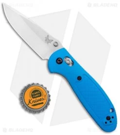 Benchmade Mini Griptilian AXIS Lock Knife Blue (2.91" Satin) 556-BLU-S30V -Knives Benchmade Store Benchmade Mini Griptilian AXIs Lock Blue 556 BLU S30V BHQ 3563 jr bottlecap