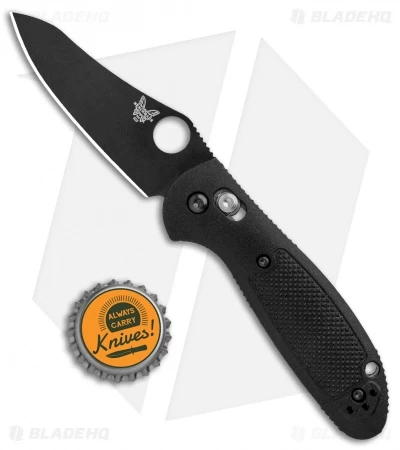 Benchmade Mini Griptilian Axis Lock Knife Black (2.91" Black) 555BK-S30V 6 Benchmade Mini Griptilian Axis Lock Knife Black (2.91" Black) 555BK-S30V - Image 4