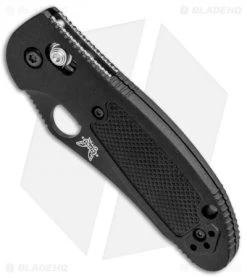 Benchmade Mini Griptilian Axis Lock Knife Black (2.91" Black) 555BK-S30V 7 Benchmade Mini Griptilian Axis Lock Knife Black (2.91" Black) 555BK-S30V -Knives Benchmade Store Benchmade Mini Griptilian Axis Lock 555BK Black PLN BHQ 92480 jr spine