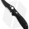 Benchmade Mini Griptilian Axis Lock Knife Black (2.91" Black Serr S30V) 555SBK 1 Benchmade Mini Griptilian Axis Lock Knife Black (2.91" Black Serr S30V) 555SBK -Knives Benchmade Store Benchmade Mini Griptilian Axis Lock Black Black Serr 555SBK BHQ 92865 jr