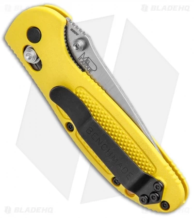 Benchmade Mini Griptilian Knife Yellow (2.91" Satin) 556-YEL-S30V 5 Benchmade Mini Griptilian Knife Yellow (2.91" Satin) 556-YEL-S30V - Image 3