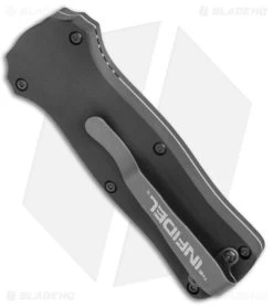 Benchmade Mini Infidel OTF Automatic Knife (3.10" Black) 3350BK 9 Benchmade Mini Infidel OTF Automatic Knife (3.10" Black) 3350BK -Knives Benchmade Store Benchmade Mini Infidel OTF Auto Black 3350BK BHQ 4803 jr side