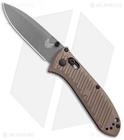 Benchmade Mini Presidio II Manual Knife Bronze Aluminum (3.2" Gray) 575GY- 2001 3 Benchmade Mini Presidio II Manual Knife Bronze Aluminum (3.2" Gray) 575GY- 2001