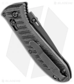 Benchmade Mini Presidio II AXIS Lock Knife Black CF-Eliteâ¢ (3.2" Black) 575BK-1 -Knives Benchmade Store Benchmade Mini Presido II AXIS Lock CF Elite Black 575BK 1 BHQ 104901 jr side