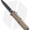 Benchmade 4600DLC-1 Phaeton D/A OTF Automatic Knife FDE (3.45" Black DLC) -Knives Benchmade Store Benchmade Phaeton DA OTF FDE Black DLC 4600DLC 1 BHQ 51640 jr 2