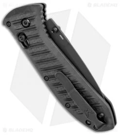 Benchmade Presidio II AXIS Lock Knife Black CF-Elite (3.72" Black Serr) 570SBK-1 -Knives Benchmade Store Benchmade Preidio II AXIS Lock Black CF Elite Black Serr 570SBK 1 BHQ 104899 jr side