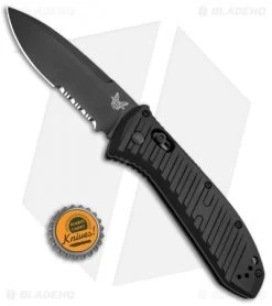 Benchmade 5700SBK Auto Presidio II Automatic Knife (3.7" Black Serr) -Knives Benchmade Store Benchmade Presidio II AXIS Black Serr Auto 5700SBK BHQ 51642 jr bottlecap 2
