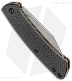 Benchmade Proper Clip Point Slip Joint Knife Carbon Fiber/FDE (2.8" SW) 318-2 11 Benchmade Proper Clip Point Slip Joint Knife Carbon Fiber/FDE (2.8" SW) 318-2 -Knives Benchmade Store Benchmade Proper CP SJ CF FDE SW 318 2 BHQ 97553 jr side