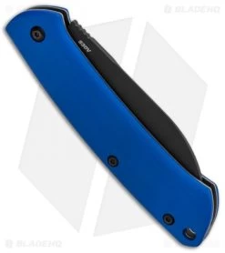 Benchmade Proper Slip Joint Knife Blue G-10 (2.8" Black) 319DLC-1801 -Knives Benchmade Store Benchmade Proper SJ Blue G 10 Black 319DLC 1801 BHQ 83445 jr side