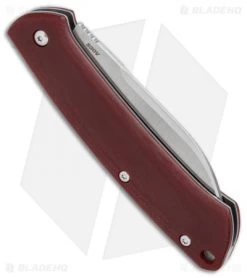 Benchmade Proper Slip Joint Knife Red G-10 (2.8" Satin) 319-1 9 Benchmade Proper Slip Joint Knife Red G-10 (2.8" Satin) 319-1 -Knives Benchmade Store Benchmade Proper red G10 satin 319 1 BHQ 67754 er side