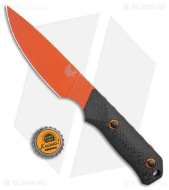 Benchmade Raghorn Hunting Fixed Blade Knife Carbon Fiber (4" Orange) 15600OR -Knives Benchmade Store Benchmade Raghorn Hunting Fixed Blade CF Orange BHQ 137229 jr bottlecap