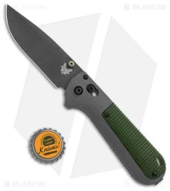 Benchmade Redoubt AXIS Lock Knife Green/Gray Grivory (3.6" Cerakote) 430BK -Knives Benchmade Store Benchmade Redoubt AXIS Lock Green Gray Grivory Cerakote BHQ 137275 jr bottlecap