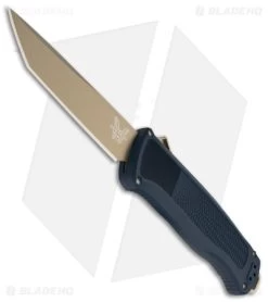 Benchmade Shootout D/A OTF Automatic Knife Crater Blue (3.5" FDE PVD) 5370FE-01