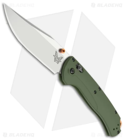 Benchmade Taggedout AXIS Lock Knife OD Green G-10 (3.5" Satin) 15536 3 Benchmade Taggedout AXIS Lock Knife OD Green G-10 (3.5" Satin) 15536
