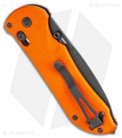 Benchmade Triage AXIS Lock Knife Orange G-10 (3.5" Black Serr) 916SBK-ORG -Knives Benchmade Store Benchmade Triage AXIS Lock Knife Orange G 10 3.5 Black Serr 916SBK ORG BHQ 9699 LS Side