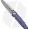 Benchmade Valet Gold Class AXIS Lock Knife Blue-Violet Ti (Damascus) 485-171 -Knives Benchmade Store Benchmade Valet Gold Class blue violet ti damascus 485 171 BHQ 51600 er