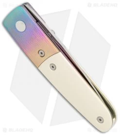 Vintage Benchmade Mel Pardue 850S Liner Lock Knife (2.8" Satin Serr) -Knives Benchmade Store Benchmade Vintage Mel Pardue LL Serr 850S BHQ 37226 jr side