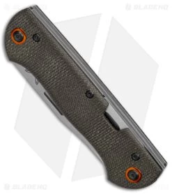 Benchmade Weekender Slip Joint Knife OD Green Micarta (3" SW) 317-1 -Knives Benchmade Store Benchmade Weekender Folding Knife Dark Brown Micarta 3in 2in SW BHQ 137278 td spine jr