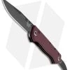 Benchmade Weekender Slip Joint Knife Burgundy Micarta (3" SW Black DLC) 317BK-2
