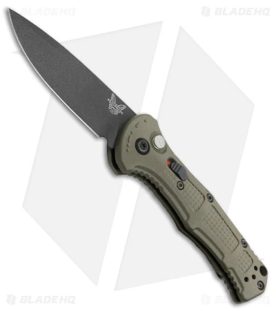 Benchmade Mini Claymore 9570BK-1 Automatic Knife Grivory OD Green (3" Black) 3 Benchmade Mini Claymore 9570BK-1 Automatic Knife Grivory OD Green (3" Black)