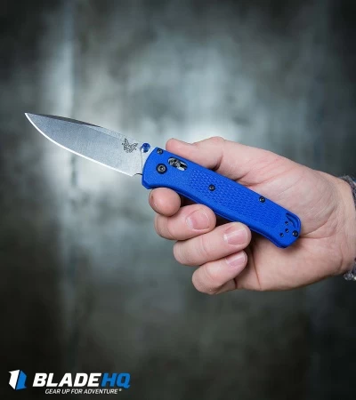 Benchmade Bugout AXIS Lock Pocket Knife Blue (3.24" Satin) 535 8 Benchmade Bugout AXIS Lock Pocket Knife Blue (3.24" Satin) 535 - Image 6