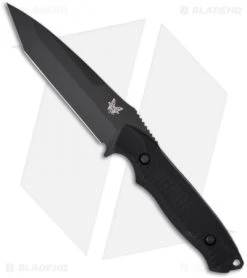 Knives Benchmade Store 31 Benchmade 141BK Nimravus Tanto Knife (4.5" Black Plain)